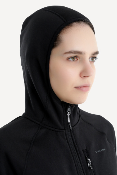 Куртка флис Viking Jukon Lady Hoodie (; L; Black)